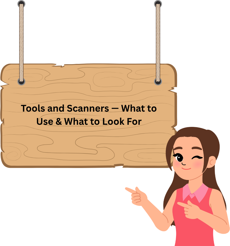 Tools and Scanners — What to Use & What to Look For