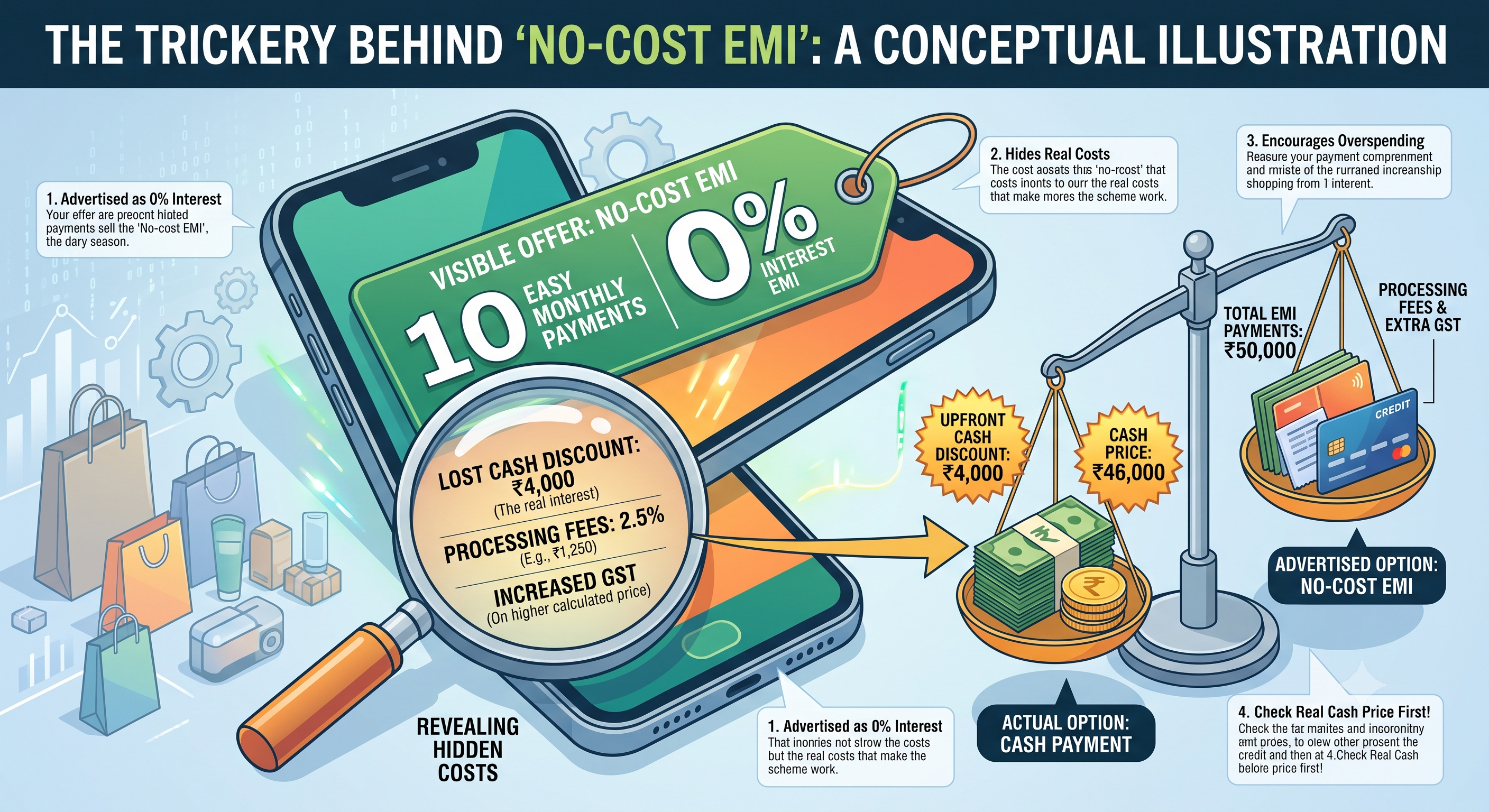 Actual Cost Behind No Cost EMI