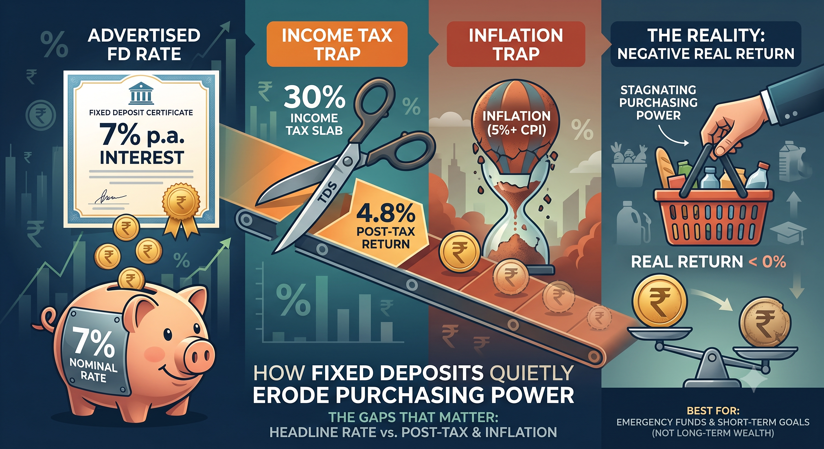 How Fixed Deposits Quietly Erode Purchasing Power