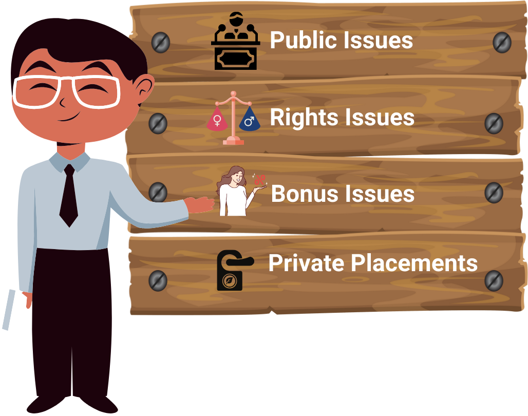 Methods of Raising Capital in Primary Market