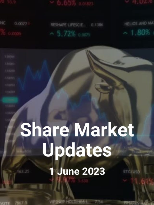 Share Market Updates: 1-June-2023